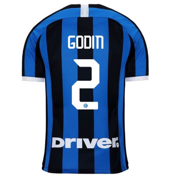 Trikot Inter Milan NO.2 Godin Heim 2019-20 Blau Fussballtrikots Günstig